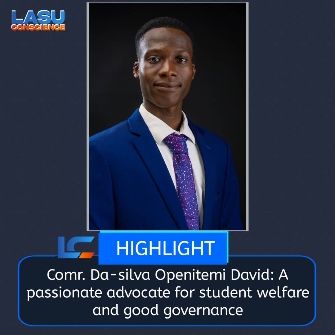 COMR. DA-SILVA OPENITEMI DAVID: A PASSIONATE ADVOCATE FOR STUDENT WELFARE AND GOOD GOVERNANCE