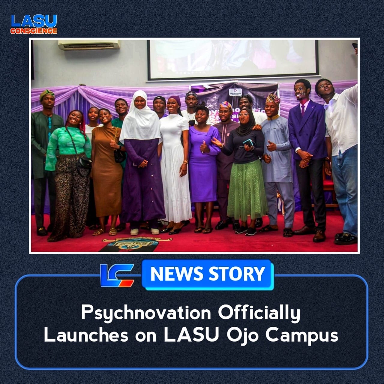 PSYCHNOVATION OFFICIALLY LAUNCHES ON LASU OJO CAMPUS
