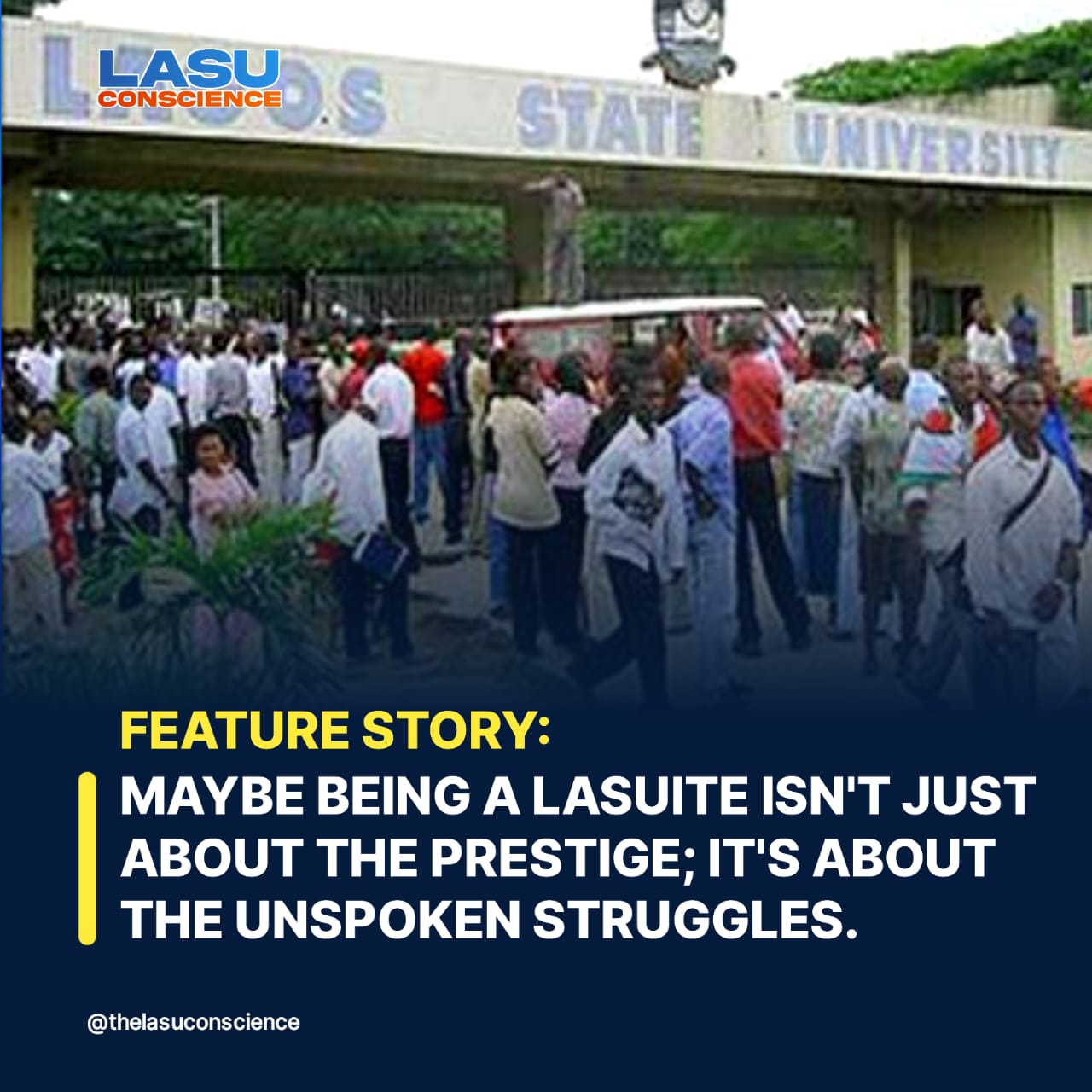 MAYBE BEING A LASUITE ISN’T JUST ABOUT THE PRESTIGE; IT’S ABOUT THE UNSPOKEN STRUGGLES.