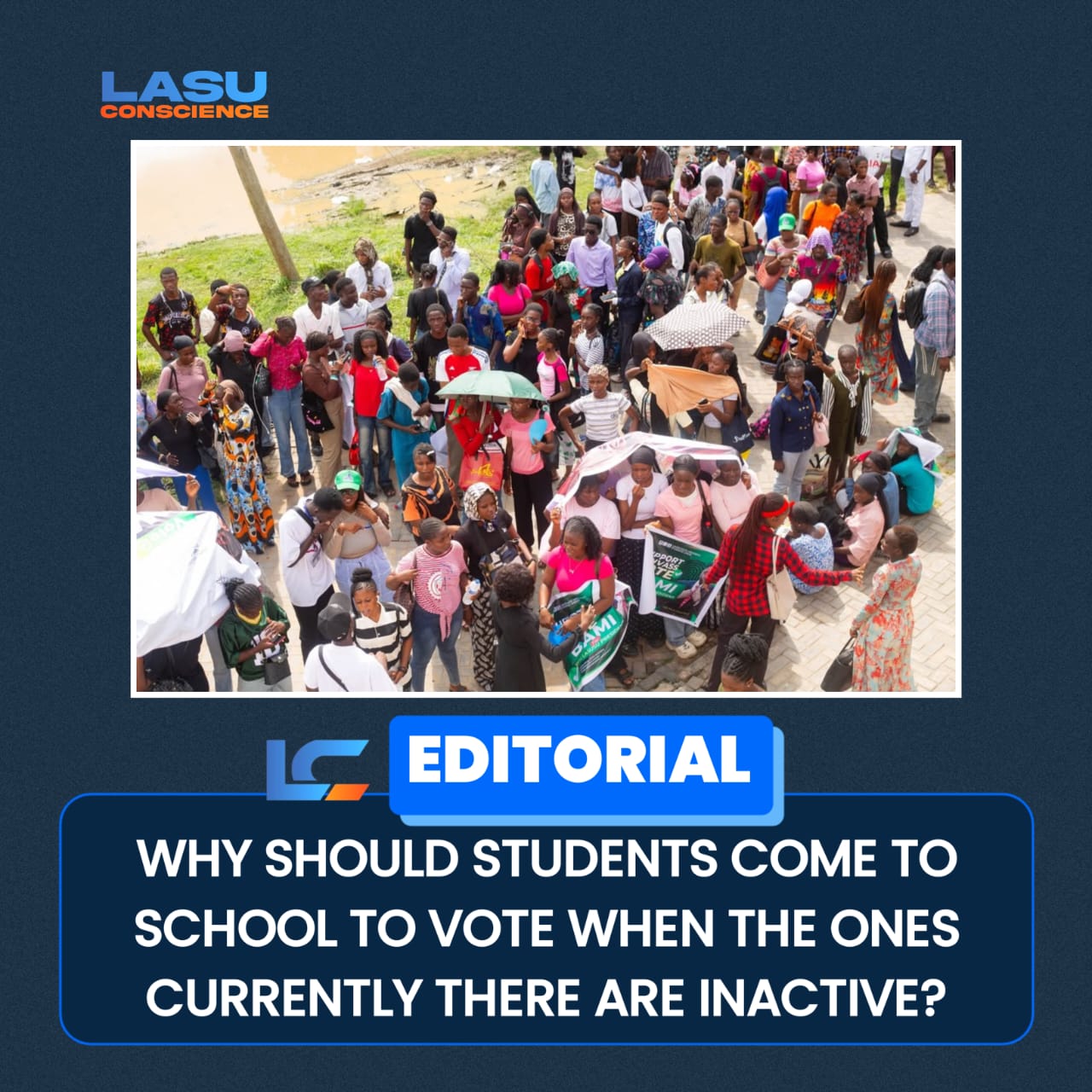 WHY SHOULD STUDENTS COME TO SCHOOL TO VOTE WHEN THE ONES CURRENTLY THERE ARE INACTIVE?